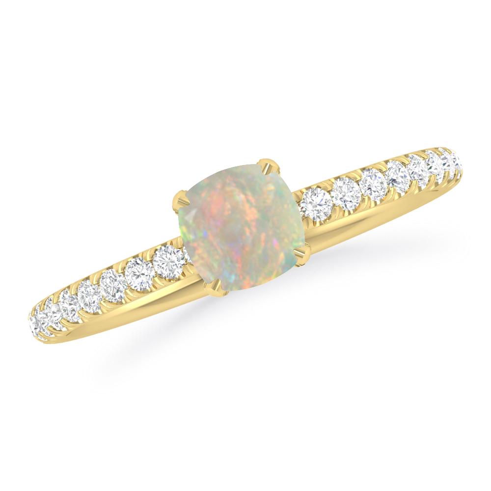 Yellow Gold - Opal