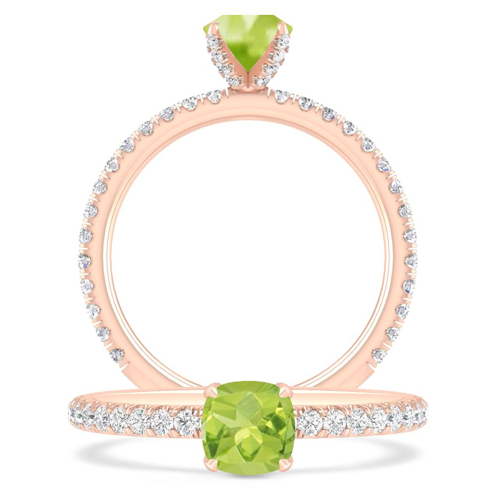 Rose Gold - Peridot