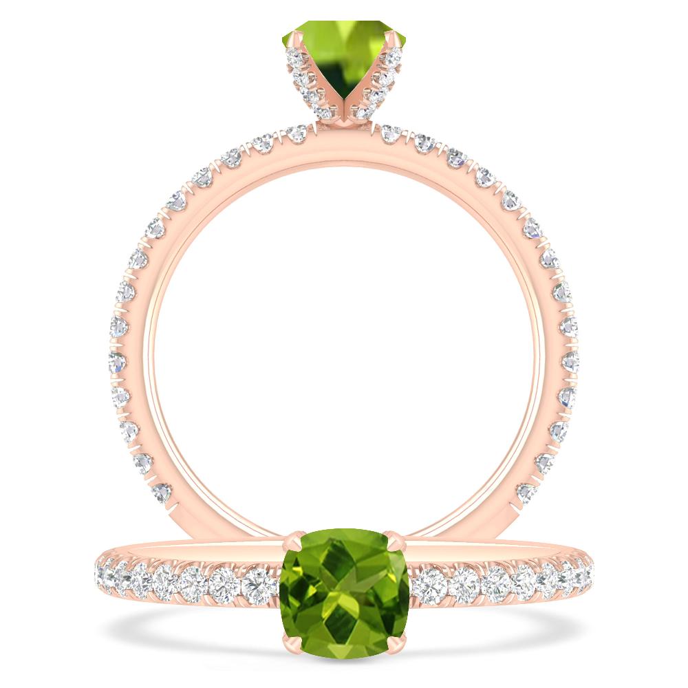 Rose Gold - Peridot