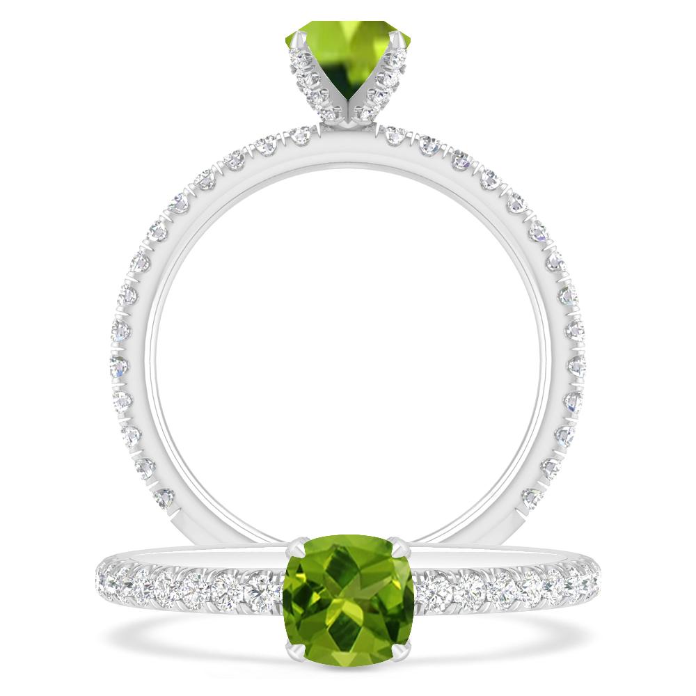 White Gold - Peridot