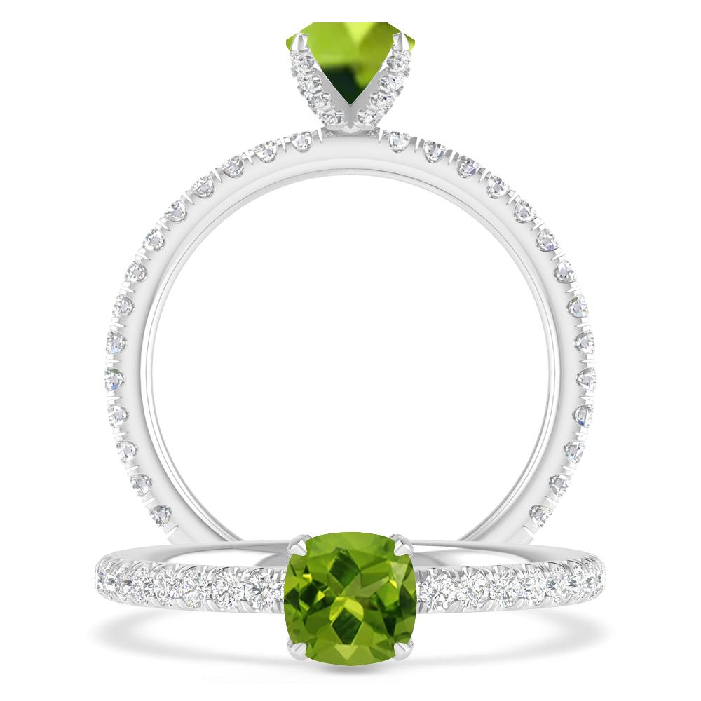 White Gold - Peridot