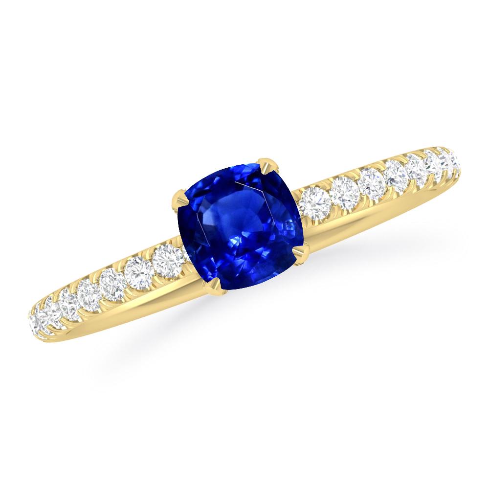 Yellow Gold - Sapphire