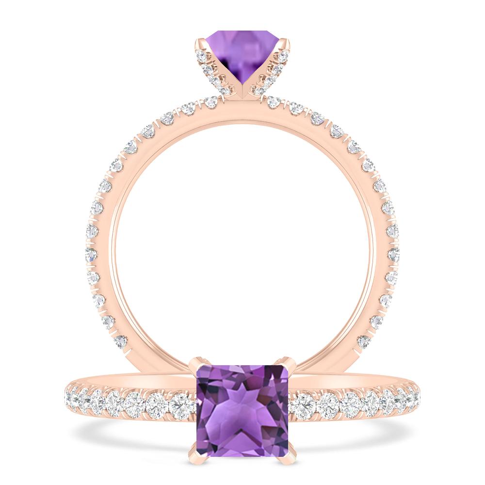 Rose Gold - Amethyst