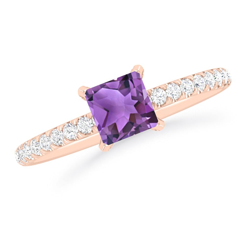 Rose Gold - Amethyst