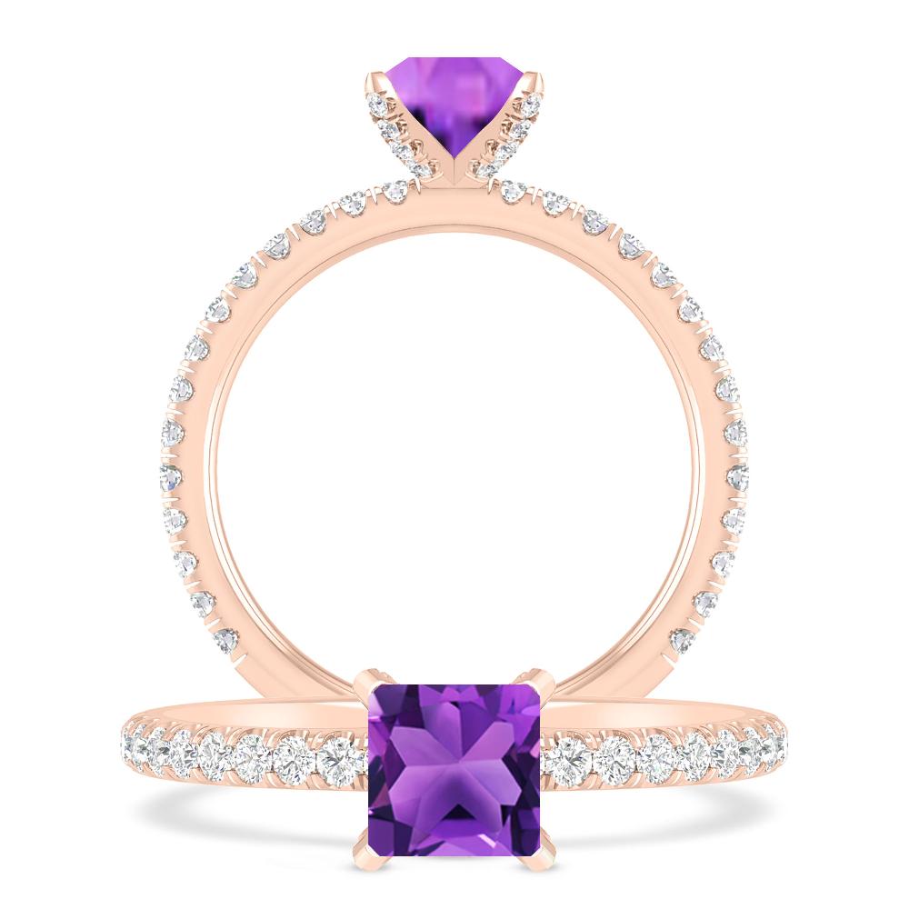 Rose Gold - Amethyst