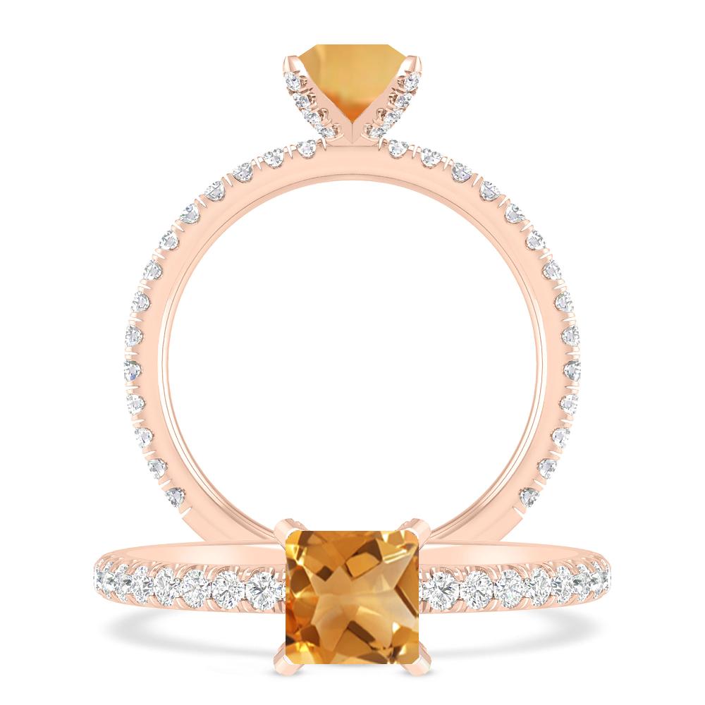 Rose Gold - Citrine