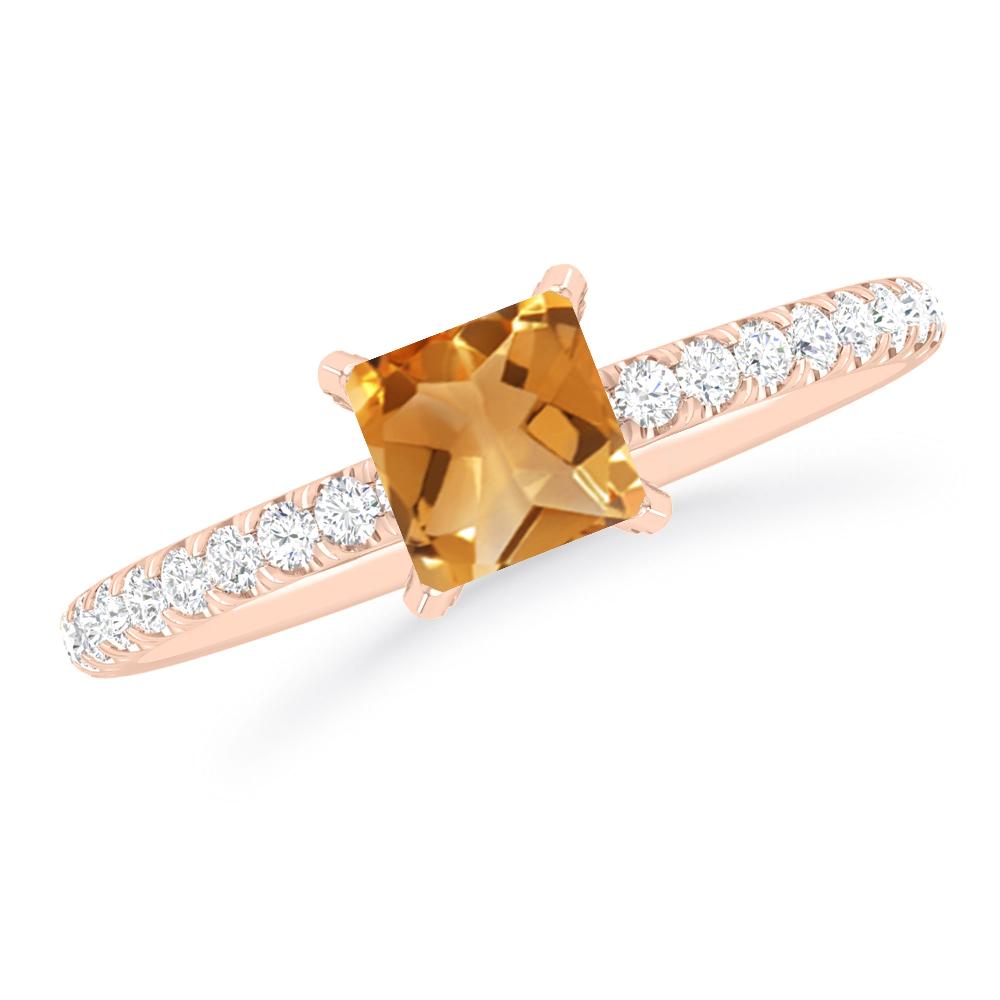 Rose Gold - Citrine