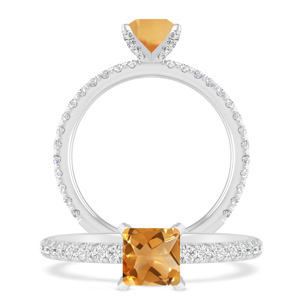 White Gold - Citrine