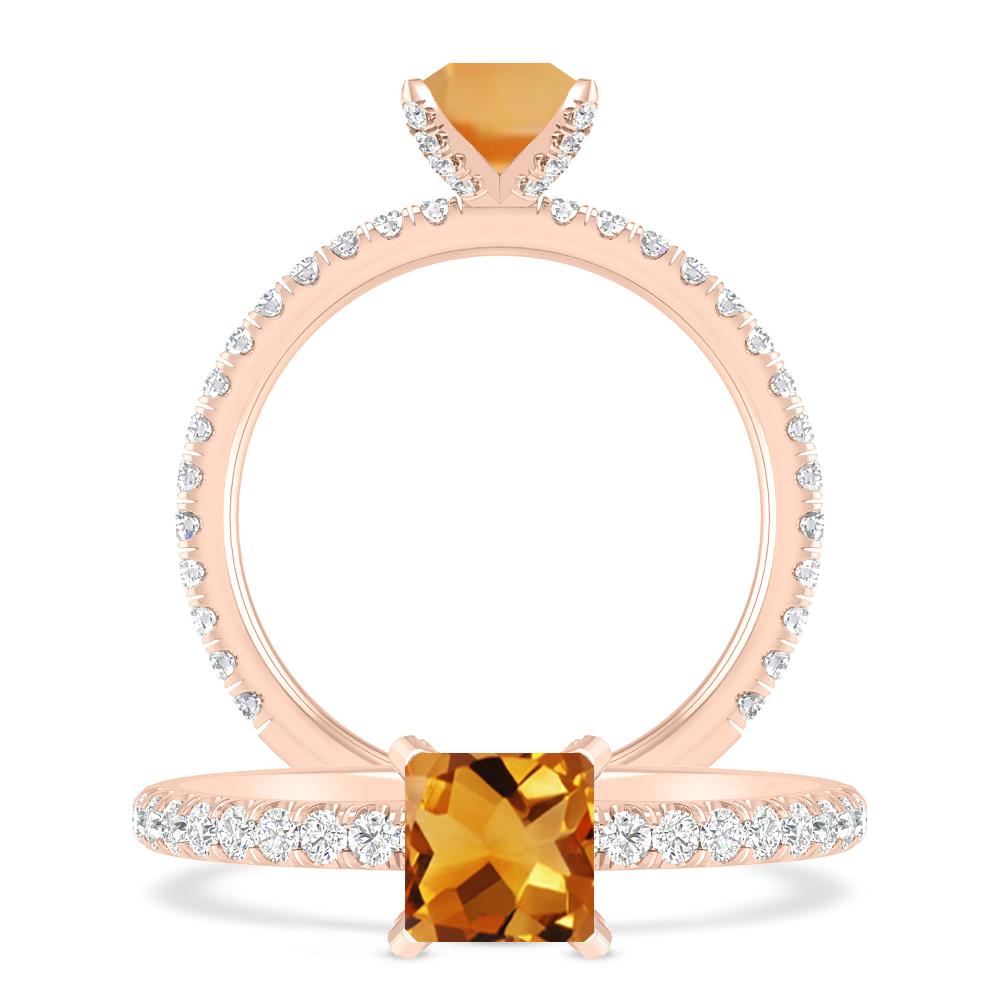 Rose Gold - Citrine