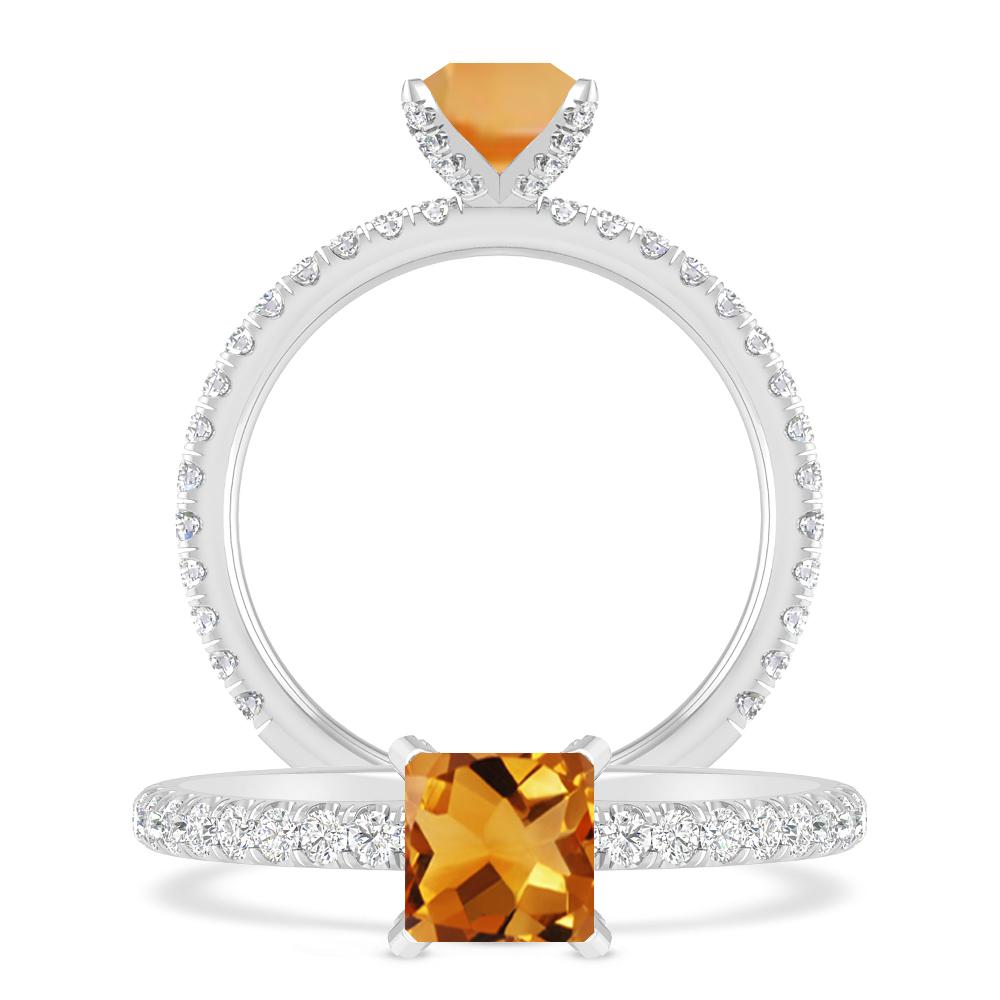 White Gold - Citrine