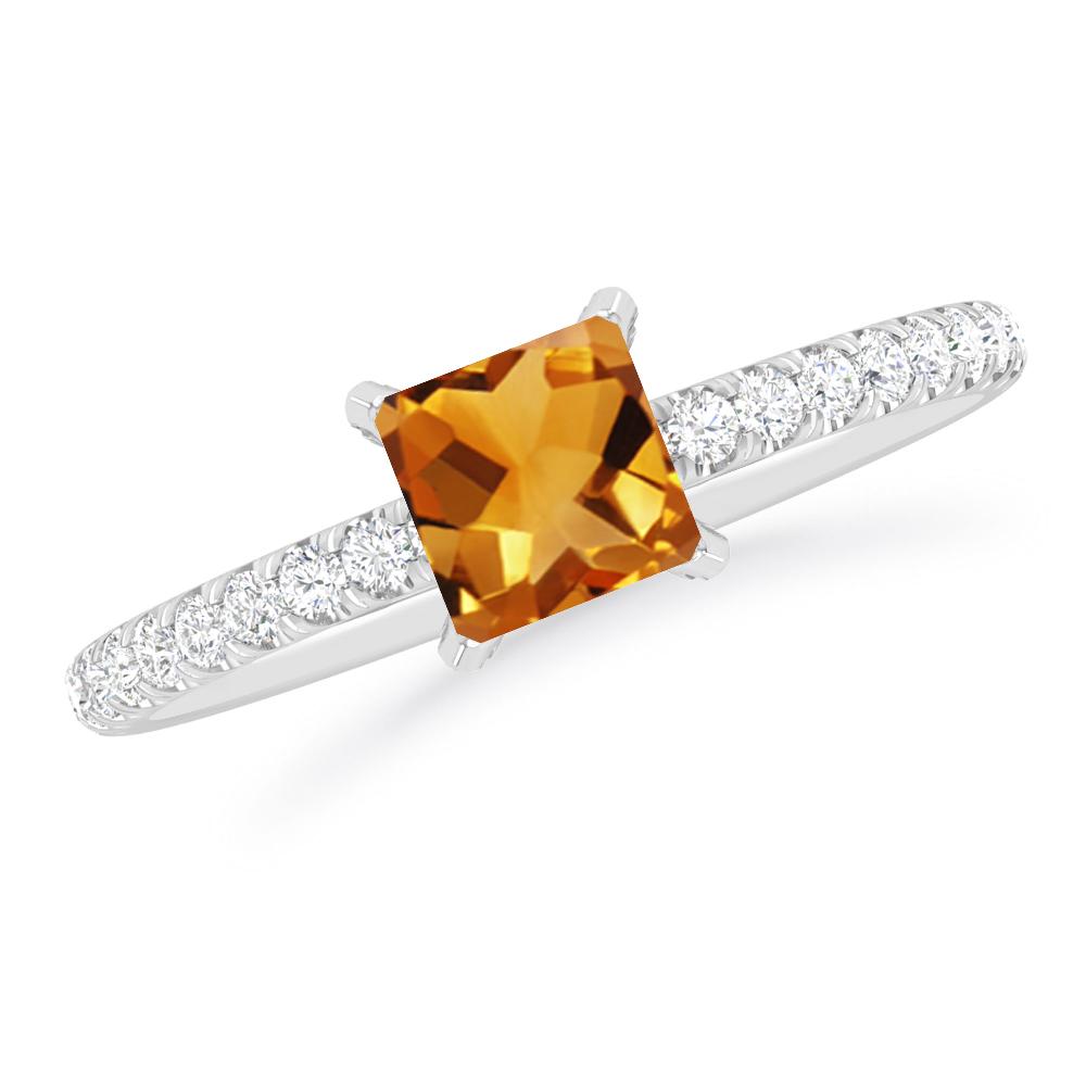 White Gold - Citrine