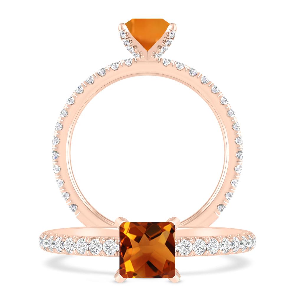 Rose Gold - Citrine