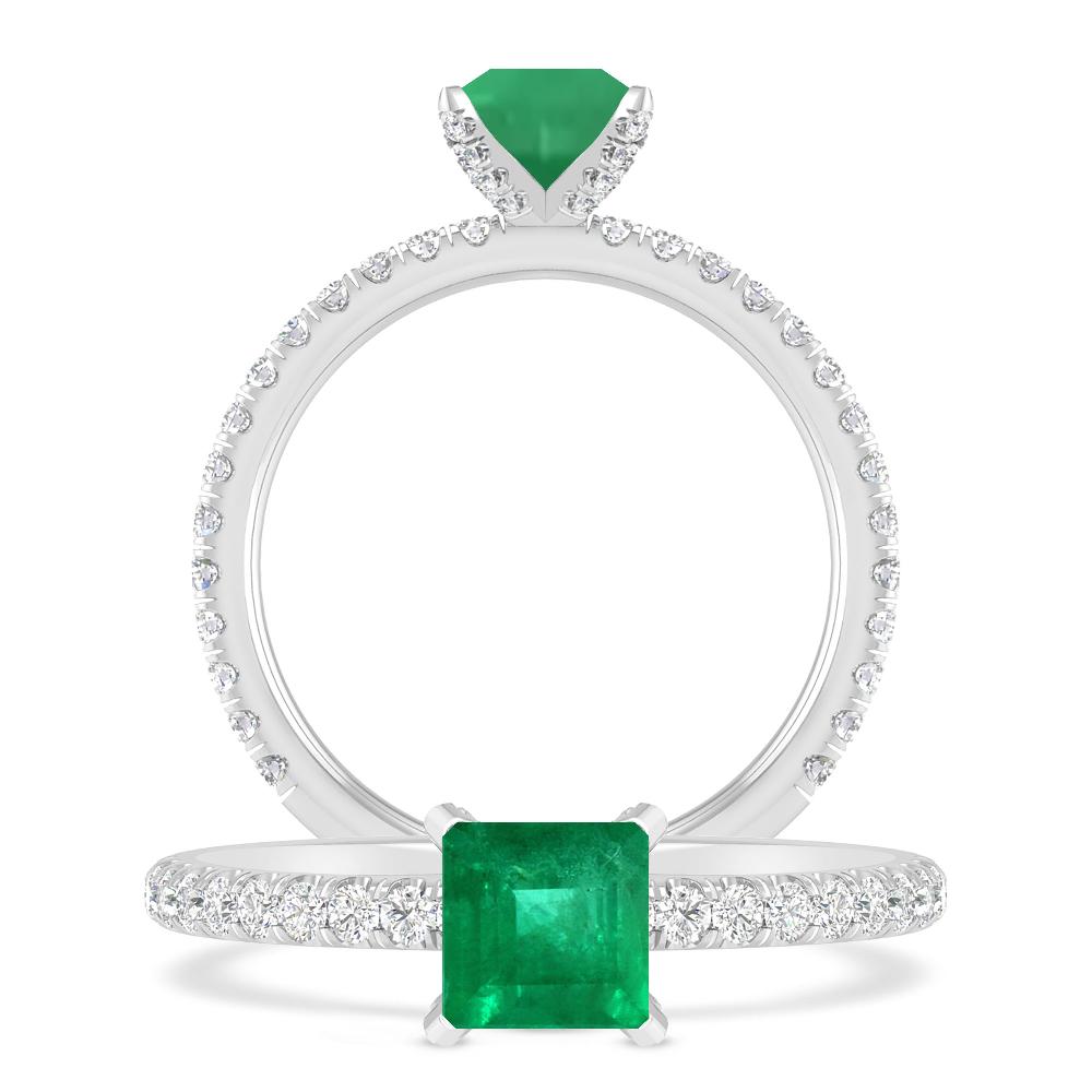 White Gold - Emerald