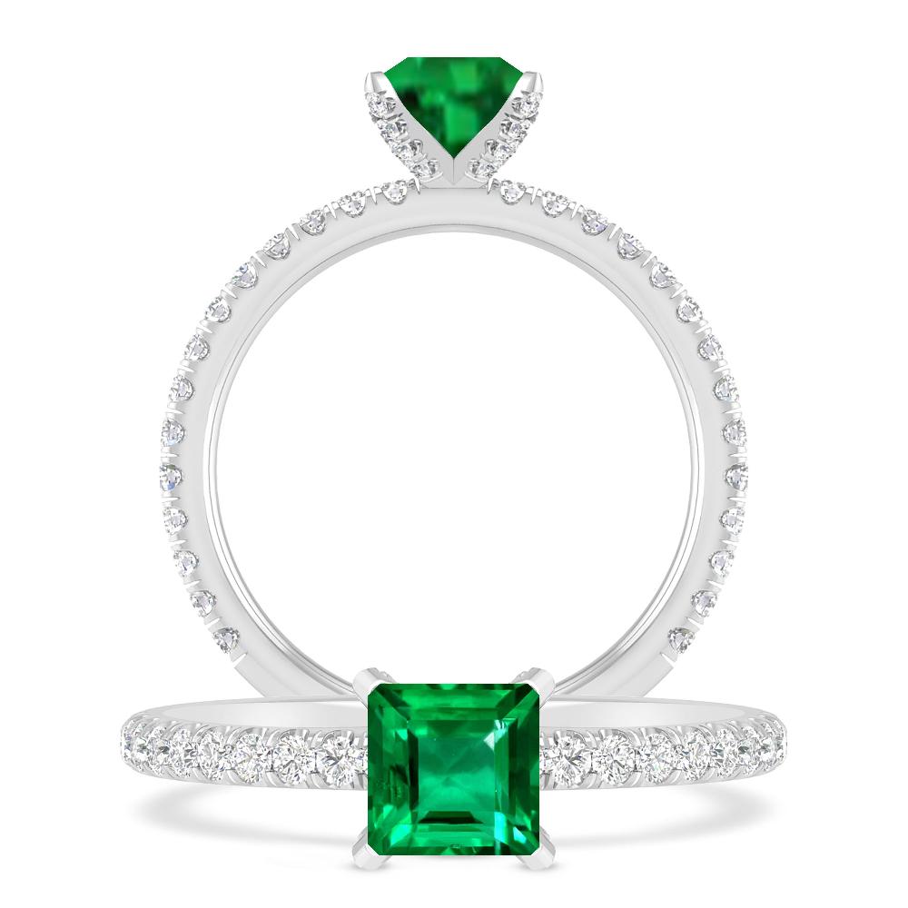 White Gold - Emerald