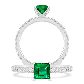 White Gold - Emerald