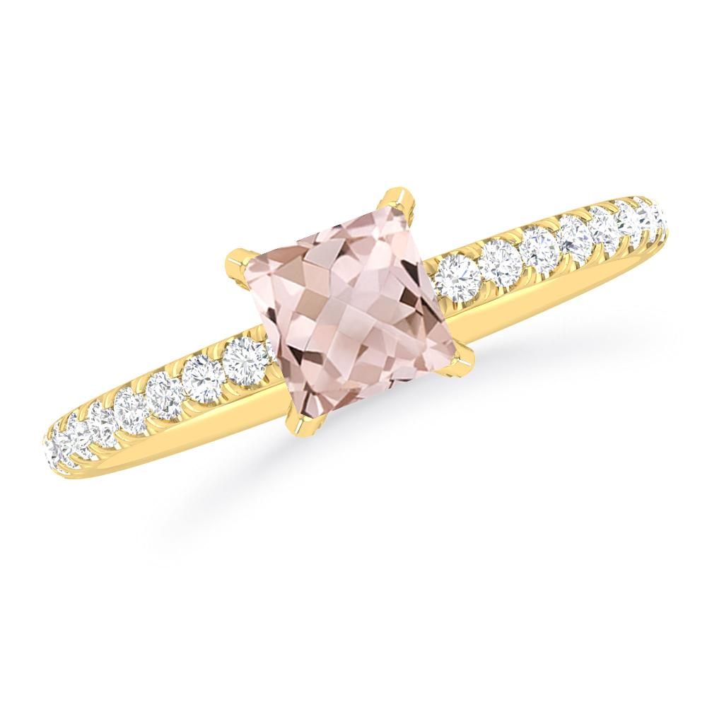 Yellow Gold - Morganite