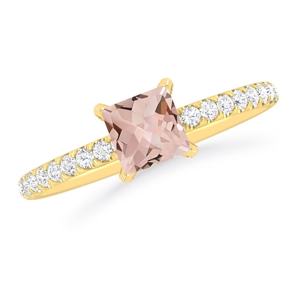 Yellow Gold - Morganite