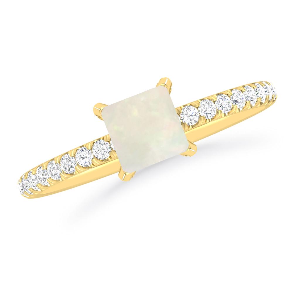 Yellow Gold - Opal