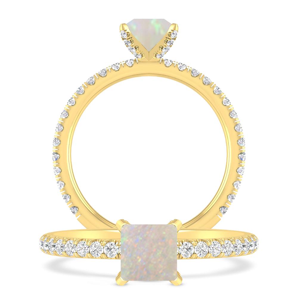 Yellow Gold - Opal