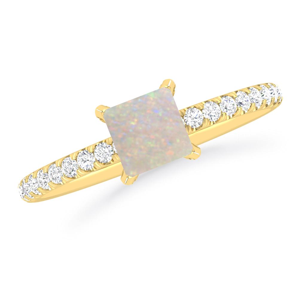 Yellow Gold - Opal