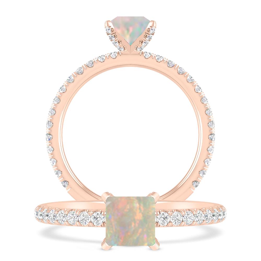 Rose Gold - Opal