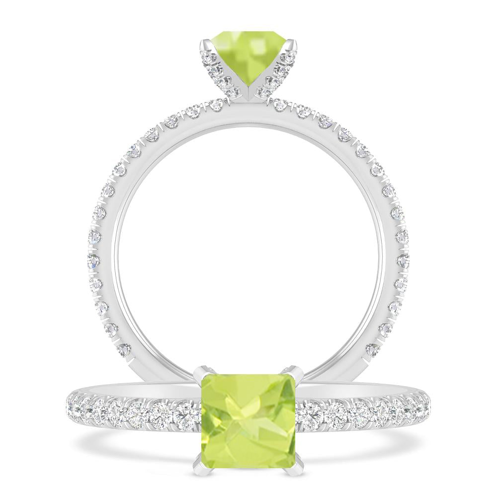 White Gold - Peridot