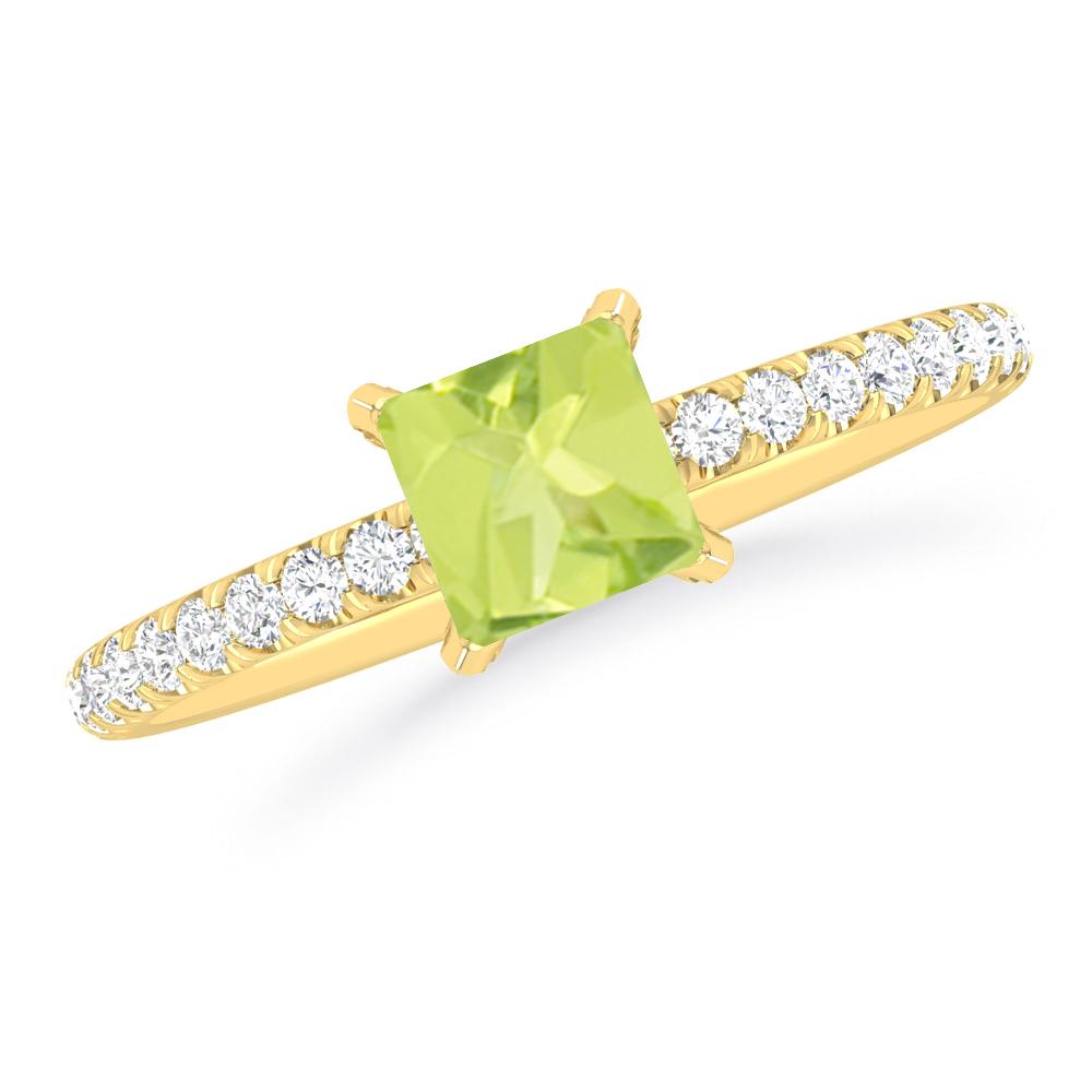 Yellow Gold - Peridot