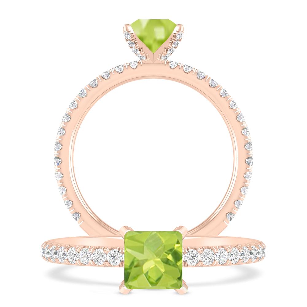 Rose Gold - Peridot