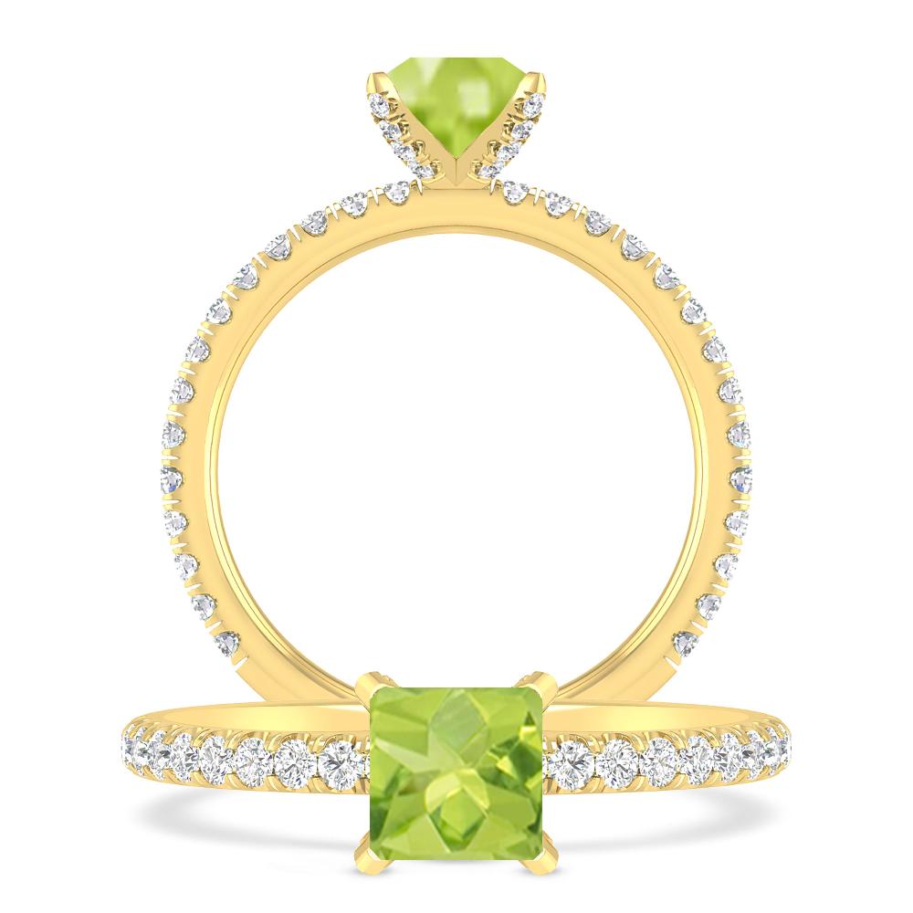 Yellow Gold - Peridot