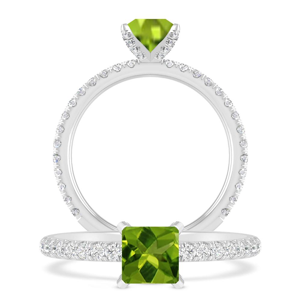 White Gold - Peridot