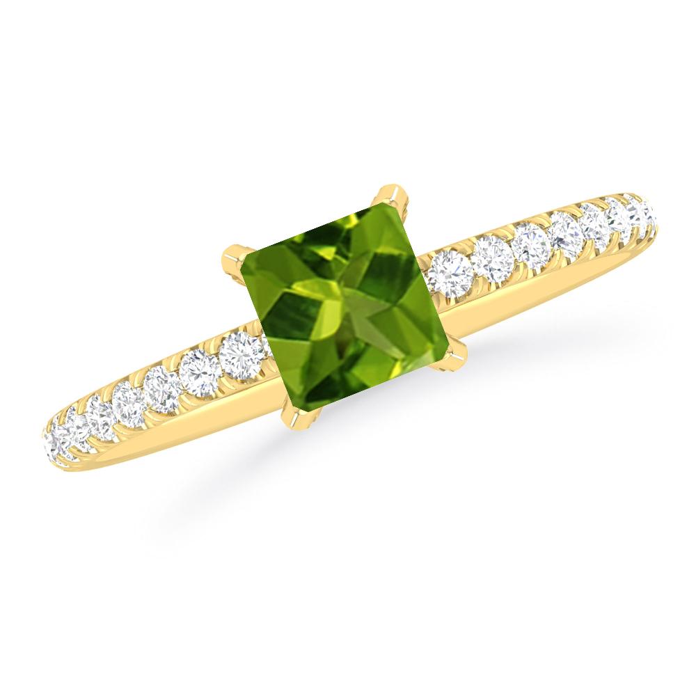 Yellow Gold - Peridot