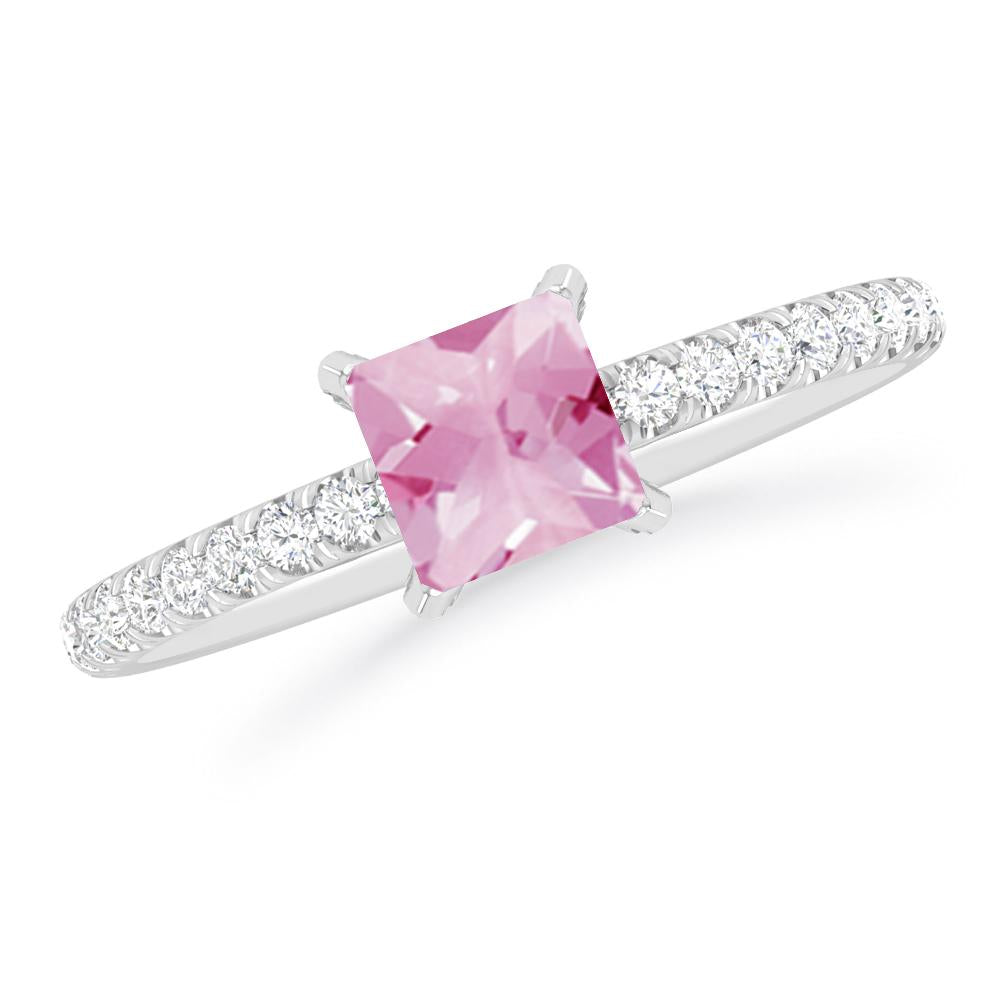 White Gold - Pink Tourmaline