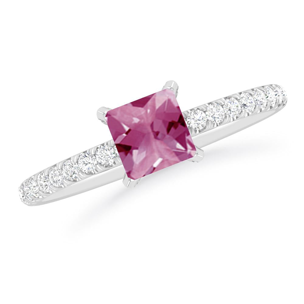 White Gold - Pink Tourmaline