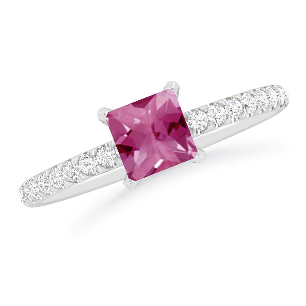 White Gold - Pink Tourmaline