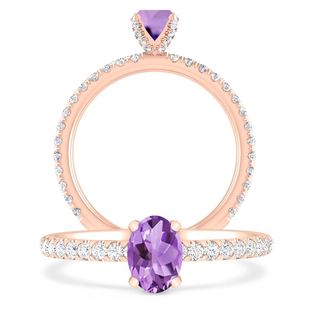 Rose Gold - Amethyst