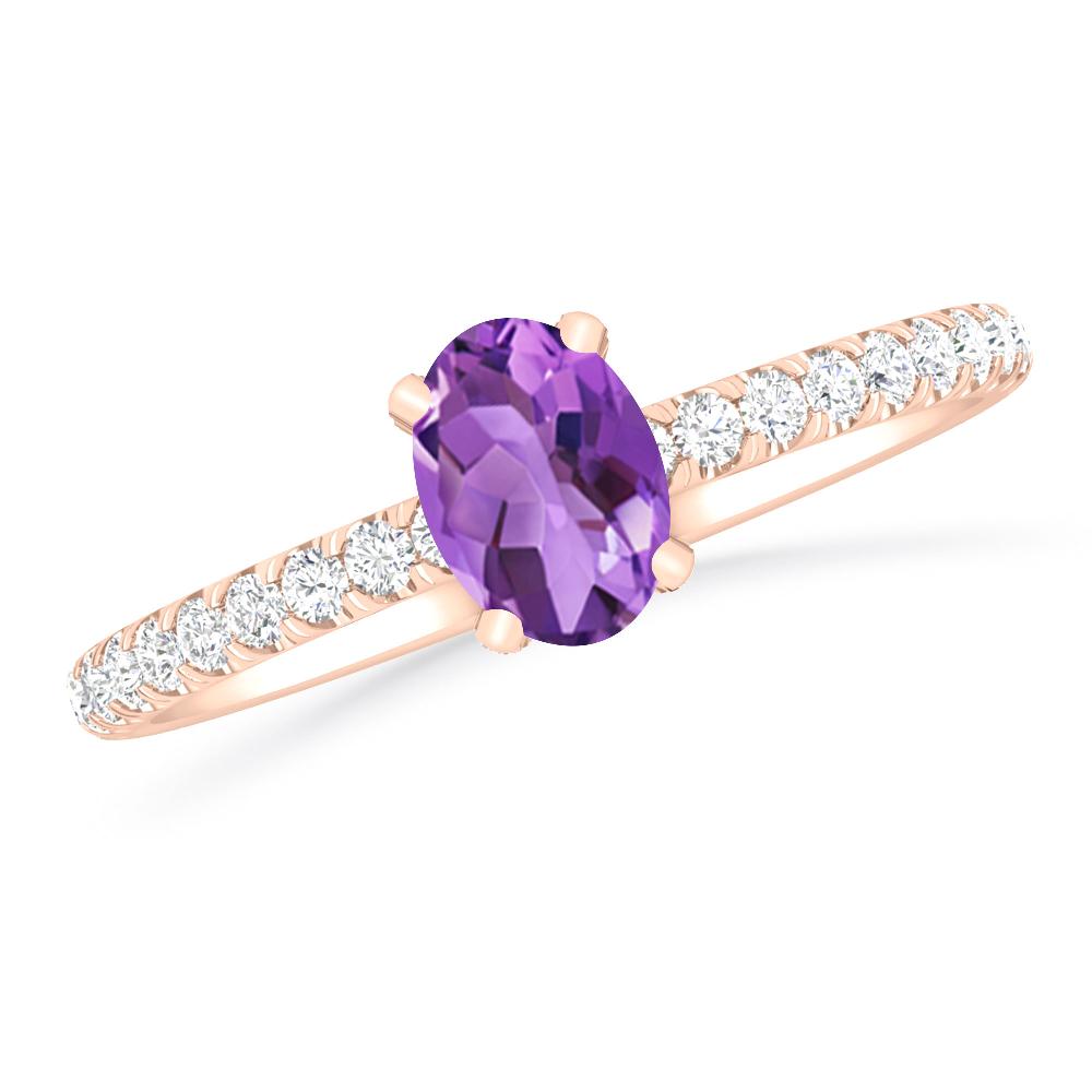 Rose Gold - Amethyst