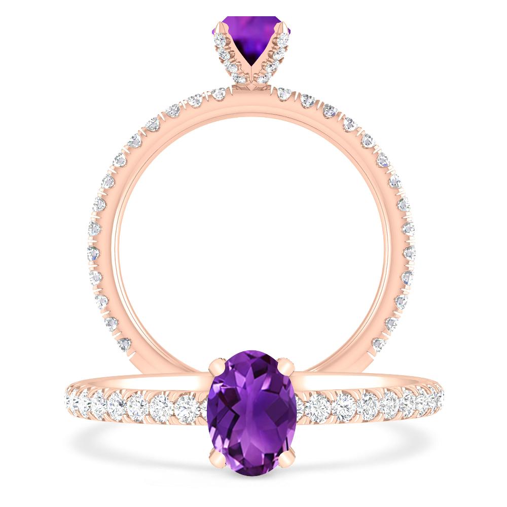 Rose Gold - Amethyst