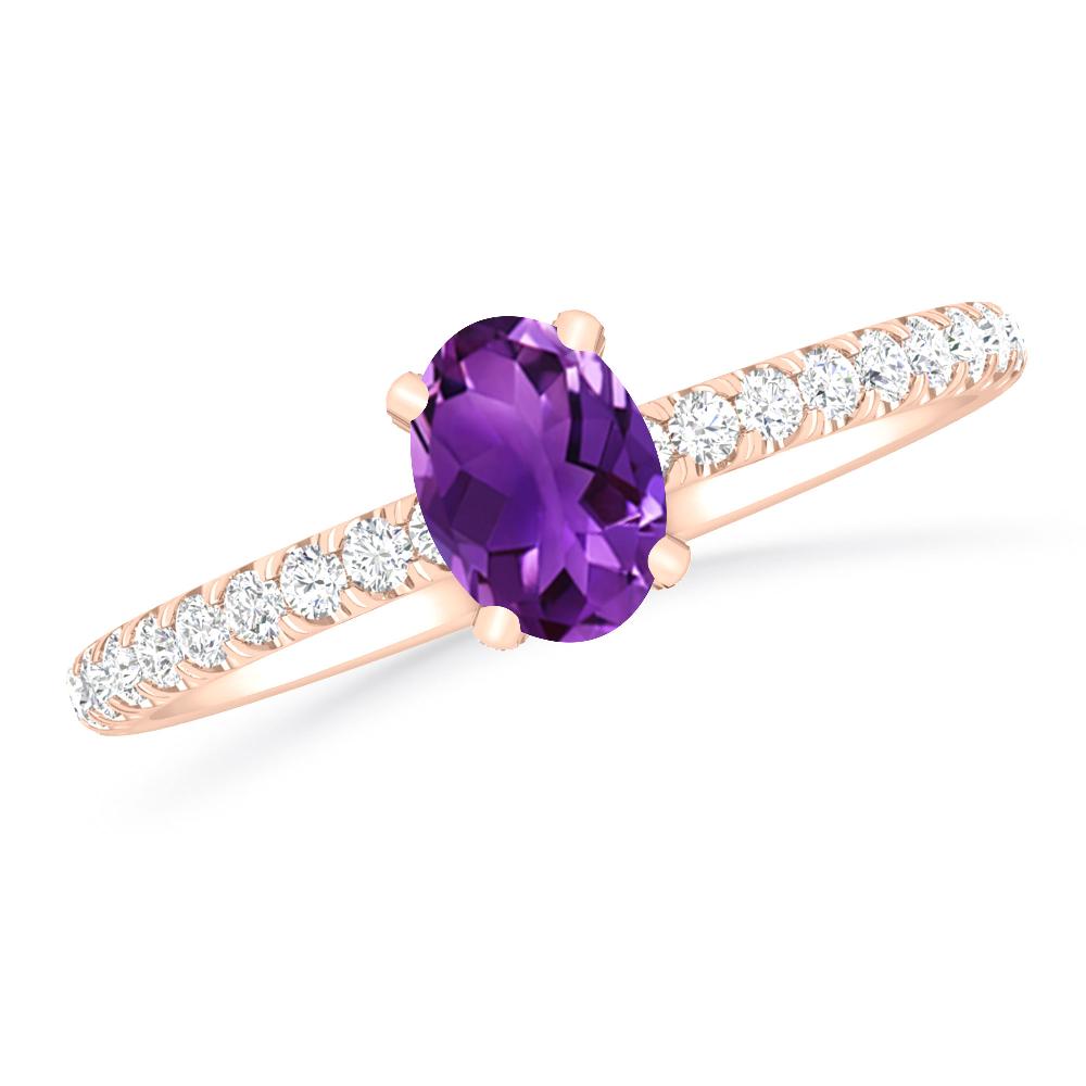 Rose Gold - Amethyst