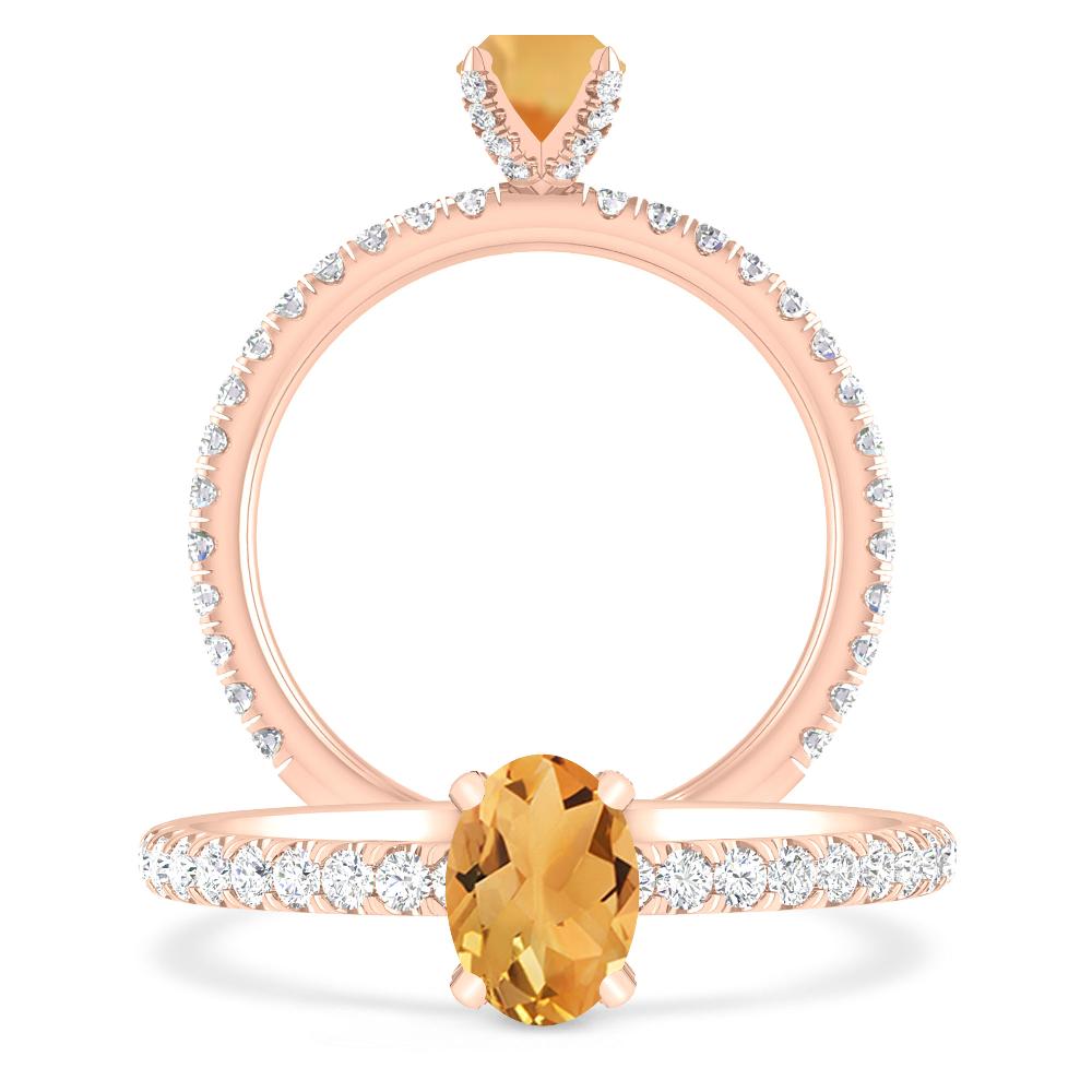 Rose Gold - Citrine