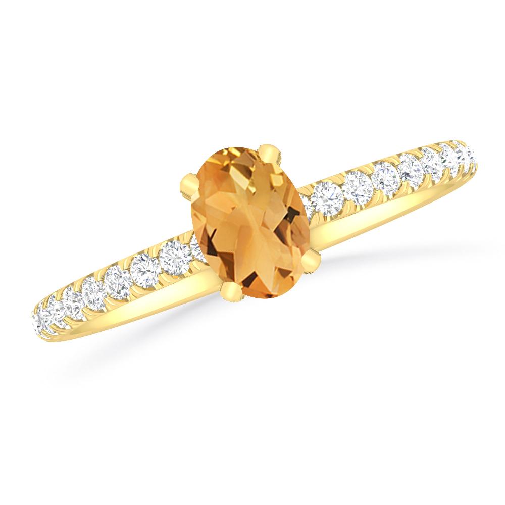 Yellow Gold - Citrine