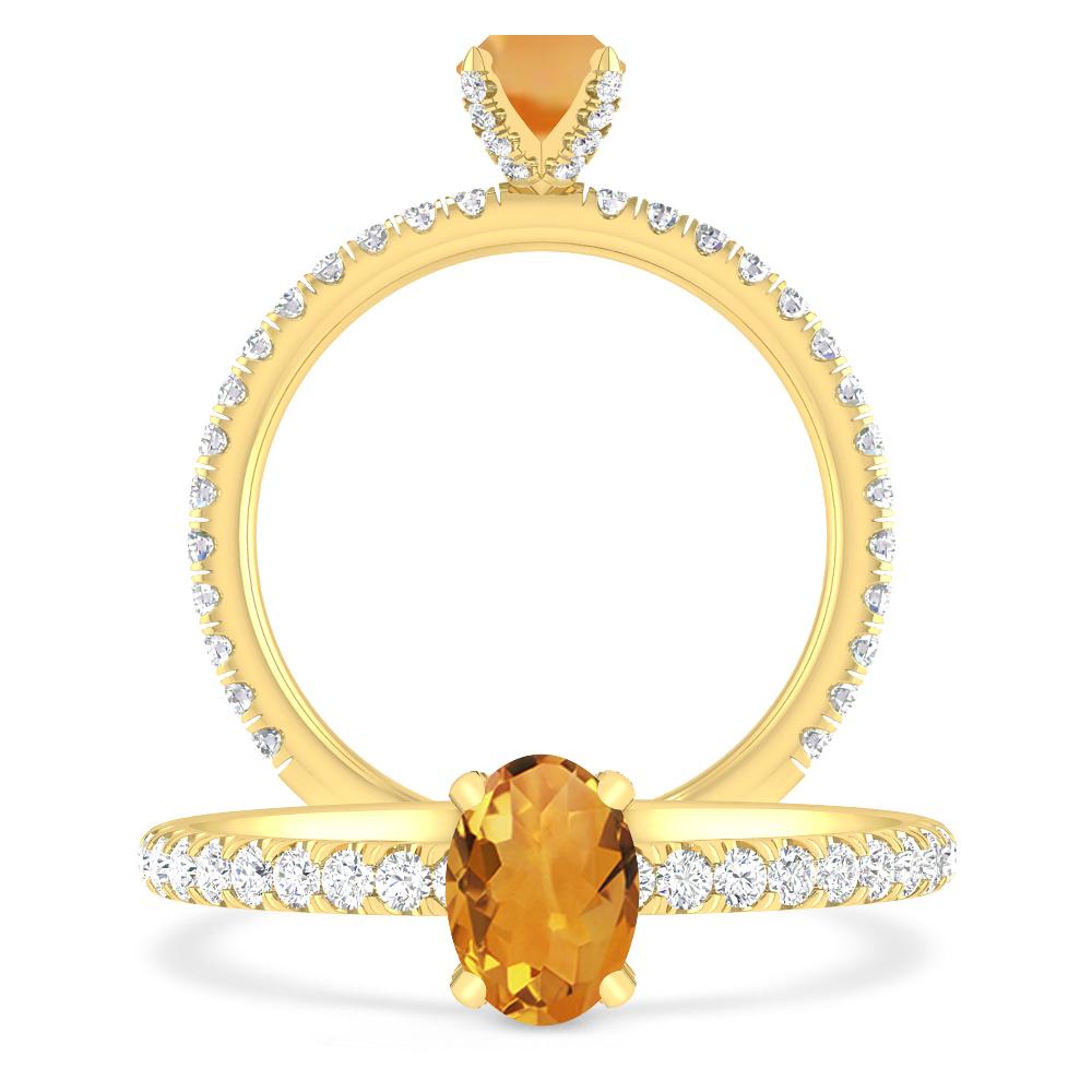 Yellow Gold - Citrine