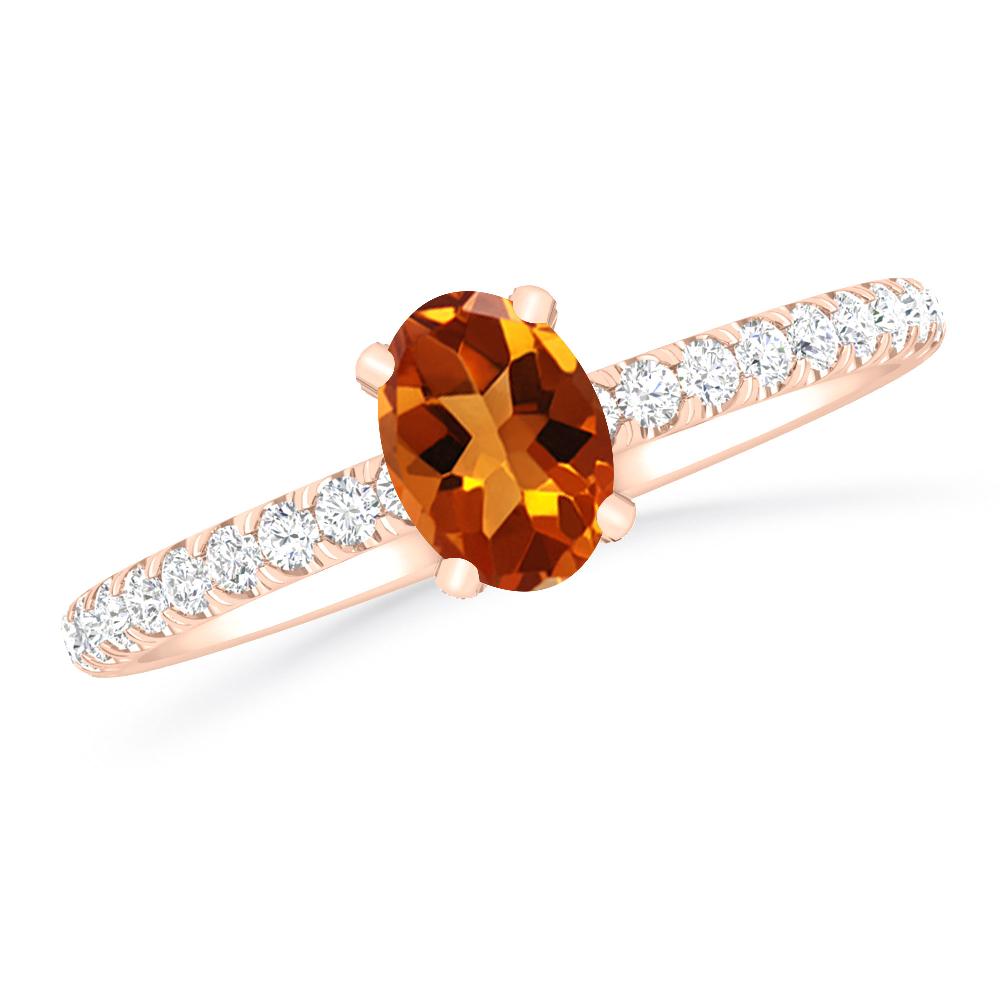 Rose Gold - Citrine