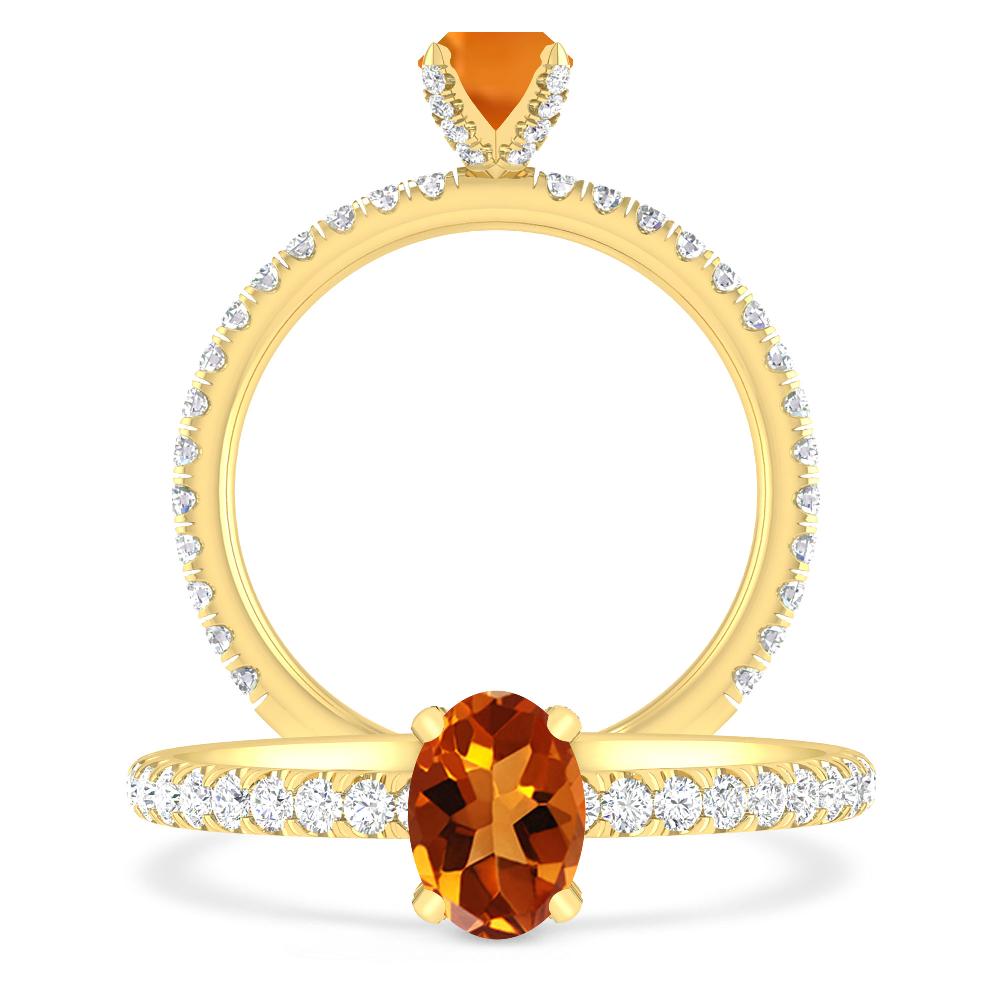 Yellow Gold - Citrine