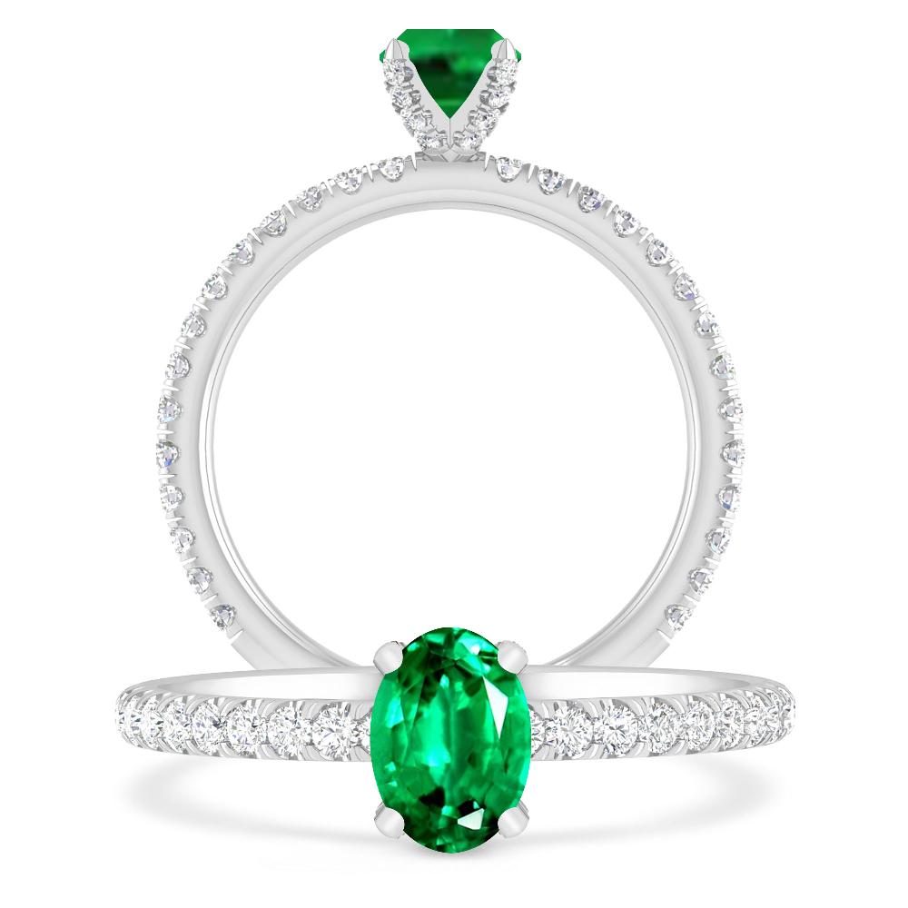 White Gold - Emerald