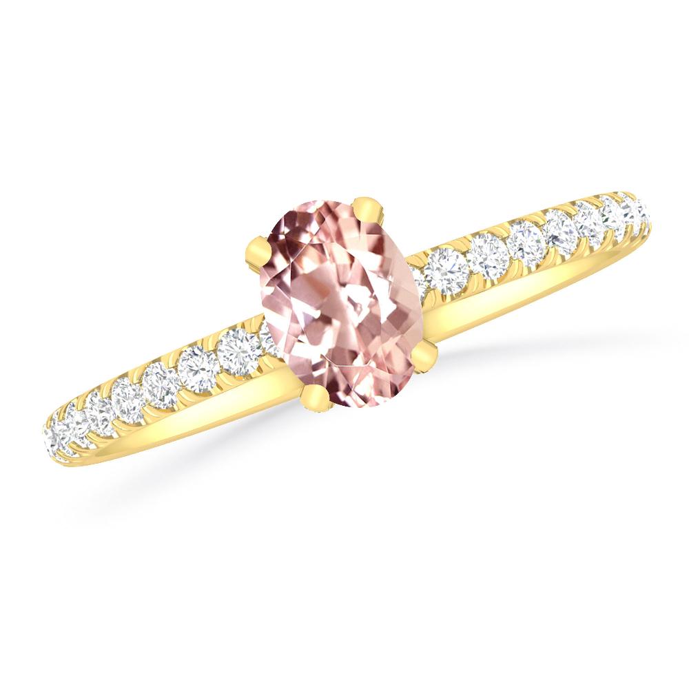 Yellow Gold - Morganite