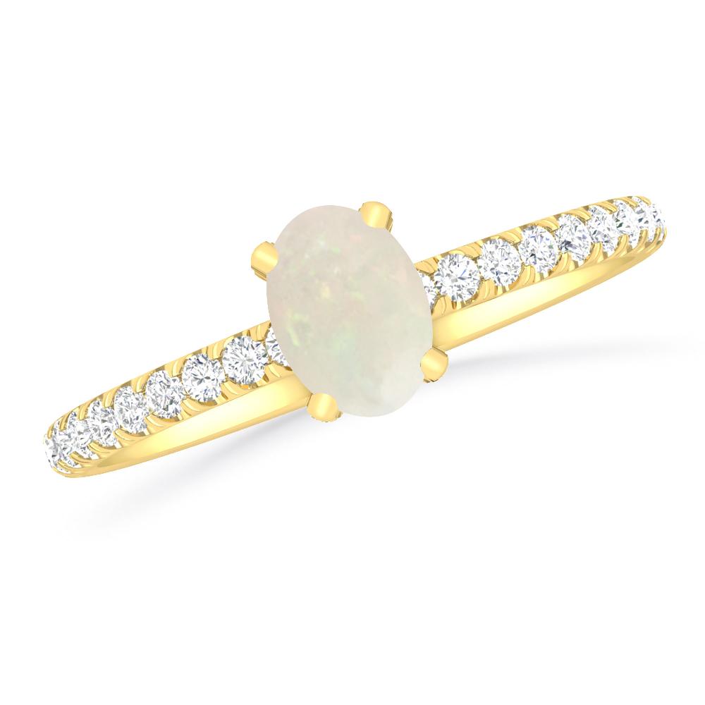 Yellow Gold - Opal