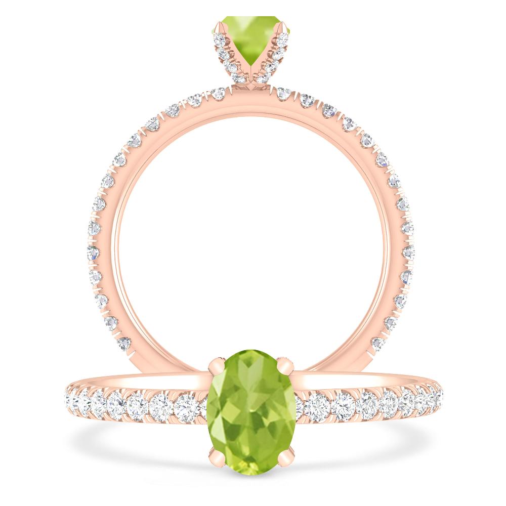 Rose Gold - Peridot