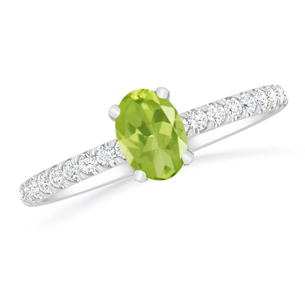 White Gold - Peridot