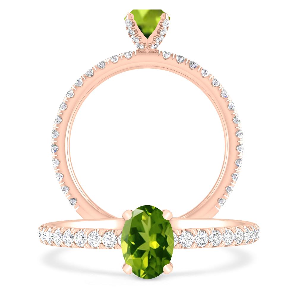 Rose Gold - Peridot