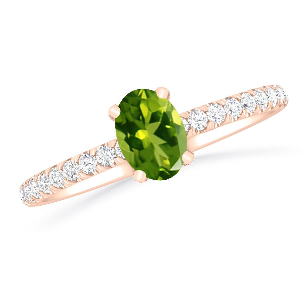 Rose Gold - Peridot